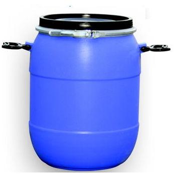 Blue Round 30L HDPE Open Mouth Drum, For Industrial