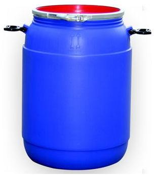 Blue Round EOM-7501 75L HDPE Open Mouth Drum, For Industrial