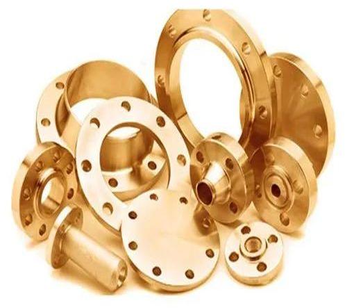 Round Polished Copper Alloy Flanges, For Industrial Use, Feature : High Tensile, Corrosion Resistance