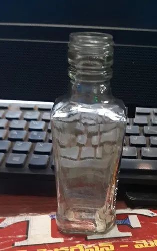 Transparent 90ml Glass Bottle