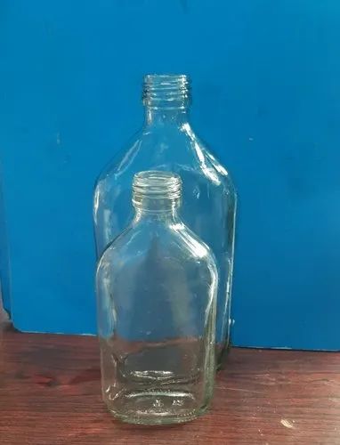 Transparent Round Romonova Glass Bottles, For Liquor, Capacity : All Size