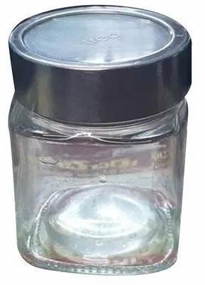 Round Transparent Plain Glass Jar, For Spice Storage, Capacity : All Size