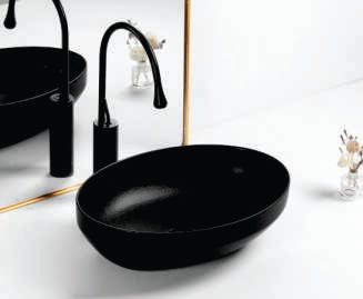 LE041 Ceramic Table Top Wash Basin, For Home, Hotel, Office, Restaurant, Size : 500X360X140MM