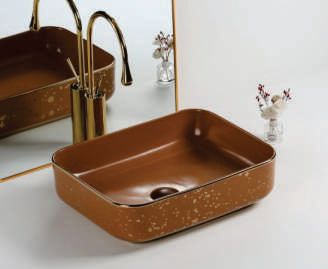 LSO12 Ceramic Table Top Wash Basin, For Home, Hotel, Office, Restaurant, Size : 515X400X135MM