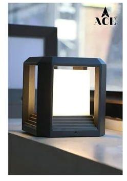 10 W Square LED Outdoor Gate Lights, For Decorative, Base Material : Stainless Steel