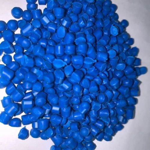 Blue Plastic Granules, For Blow Moulding, Blown Films, Injection Moulding, Packaging Size : 10 Kg