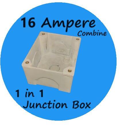 Myco PVC Junction Box, Color : White for Industrial Use