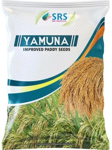 SRS Yamuna Improved Paddy Seeds, For Agriculture, Packaging Type : Plastic Packet