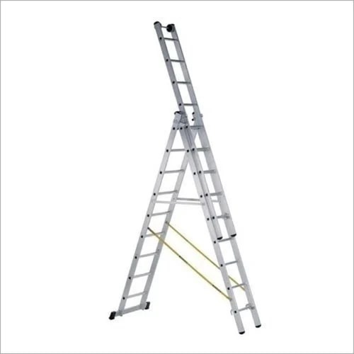 Polished Aluminum Self Supporting Ladder, For Construction, Industrial, Color : Grey