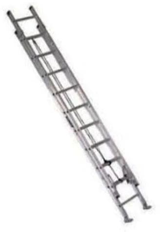 Easy Move Polished Aluminum Telescopic Ladder, For Construction, Industrial, Color : Grey