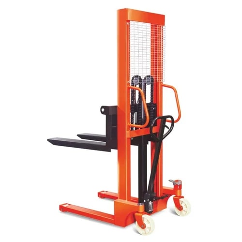 Mild Steel Hydraulic Manual Stacker, For Lifting Goods, Load Capacity : 2000 Kg