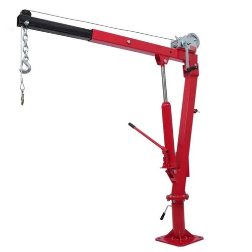 Easy Move Red Hydraulic Swivel Crane, For Industrial, Load Capacity : 5 Ton