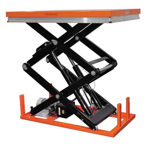 Mild Steel Hydro Electric Lift Table, For Material Handling, Size : Standard