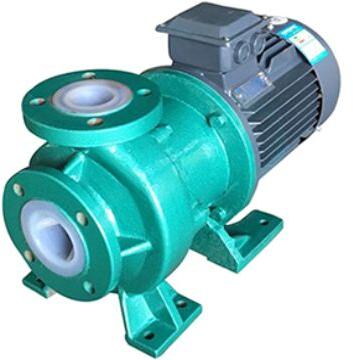 Teflon FEP Chemical Sealless Pump With CQB50-32-160FT 50/32mm