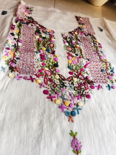 Parrot Green Pure Cotton Churidar Material, Occasion : Party Wear