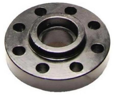 Silver Round Mild Steel Flanges, For Oil Industry, Gas Industry, Size : 8/24 Inch