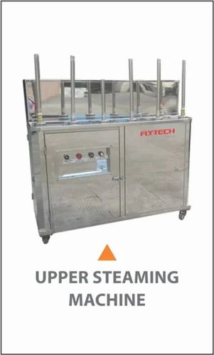 Flytech 60 Kg Stainless Steel Upper Steaming Machine, For Industrial Use, Automatic Grade : Automatic