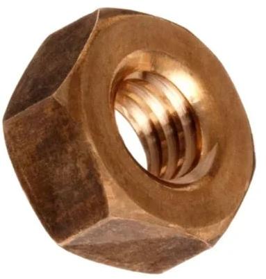 Polished Copper Nuts, For Electrical Fittings, Furniture Fittings, Color : Brown