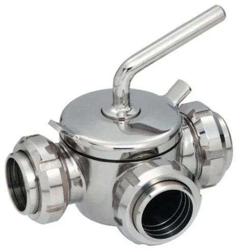 Silver Stainless Steel Low Pressure Valve, For Industrial