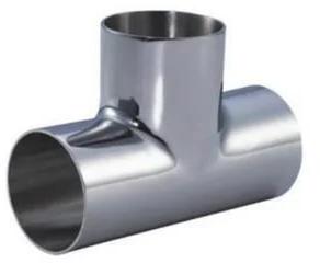 Grey Round Polished Stainless Steel Pipe Tee, Size : 3 Inch