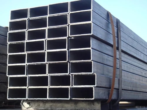 Grey Polished Stainless Steel Rectangular Tubes, For Industrial, Length : 6 Meter