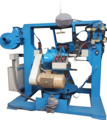 220V Electric Manual Tyre Buffer Machine, Color : Blue, Grey