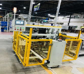 Polished Aluminum Radiator Tube Stacker