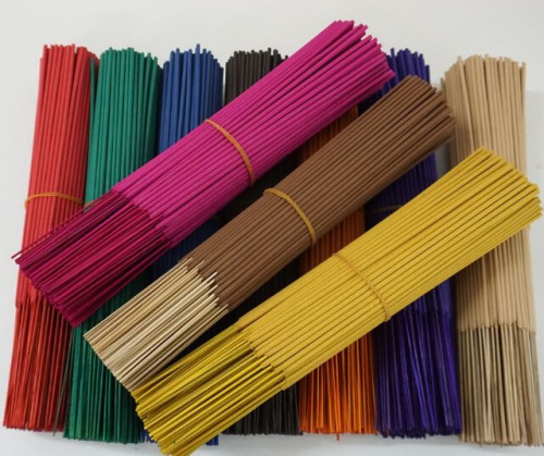 Wood Powder Color Raw Incense Sticks, Brand Name : GMEX for Religious