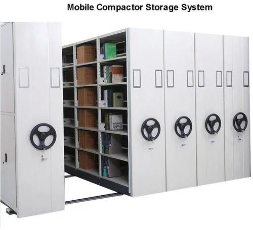 Mild Steel Mobile Compactor Storage System, Size : Customize