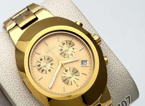 Rado Diastar Chronograph Full Gold Super High Quality Watch