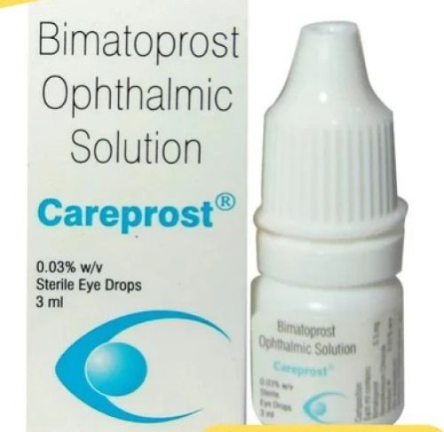 Careprost Bimatoprost Ophthalmic Solution, For Eye Drop, Packaging Type : Bottle