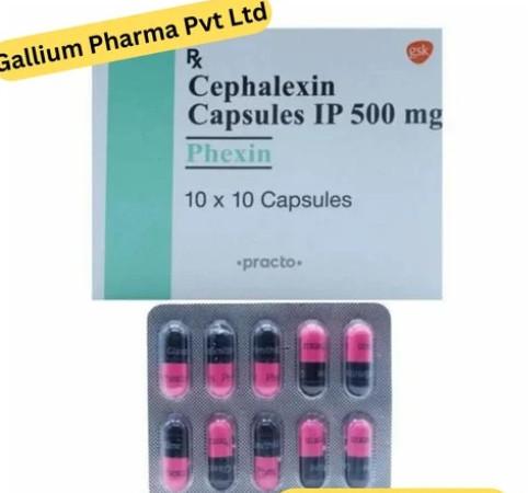 Cephalexin Capsules IP, Packaging Type : Strips
