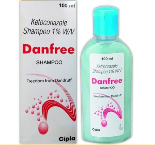 Danfree Ketoconazole Shampoo, Packaging Size : Plastic Bottle