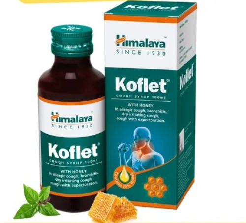 Himalaya Herbal Koflet, Packaging Size : 20 Lozenges/ 100 Ml/ 2x6