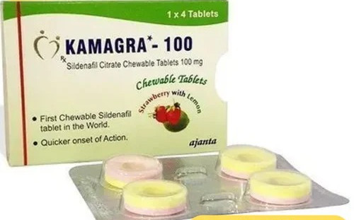 Kamagra Sildenafil Citrate Chewable 100mg Tablets