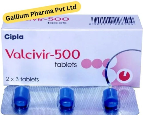 Valcivir Valacyclovir 500mg Tablets, Packaging Type : Strips