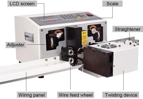Wire Cutting , Stripping & Twisting Machine