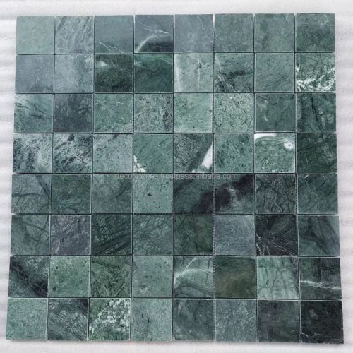Indian Green Marble Stone Mosaic, For Wall Cladding / Flooring, Wall Cladding / Flooring, Packaging Type : Paper Box