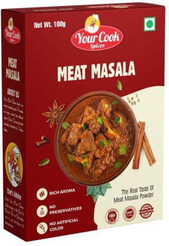 Blended Natural Indian Meat Masala for Cooking, Spices