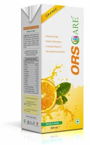 Care Orange Ors Liquid, Packaging Type : Paper Box