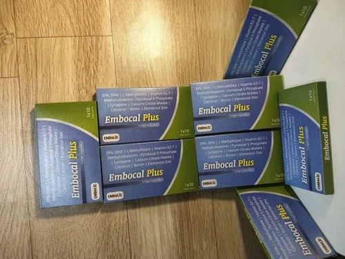 Embocal Plus Softgel Capsule, Packaging Type : Paper Box