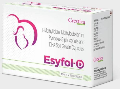 Esyfol-D Softgel Capsule, Grade Standard : Medicine Grade