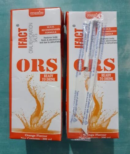 Ifact Orange Ors Liquid, Packaging Type : Paper Box