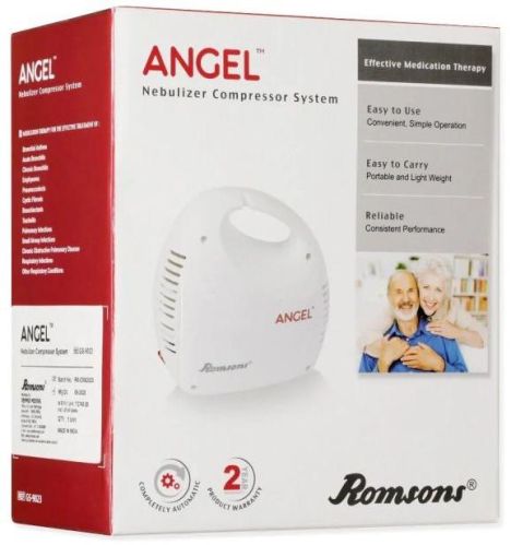 Angel Nebulizer Compressor System, Color : White