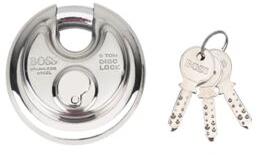 Boss Stainless Steel 70 Mm Disc Padlock