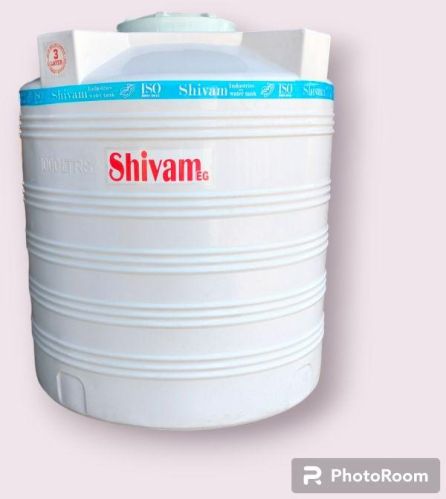Shivam Plastic 1000 Litre White Tank, For Water Storage