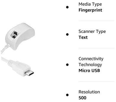 ABS FM220 Biometric Fingerprint Scanner, Connectivity Type : Wired