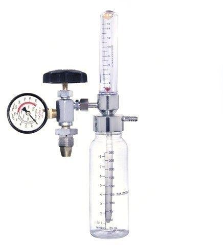 Oxygen Flow Meter With Humidifier Bottle, For Hospital