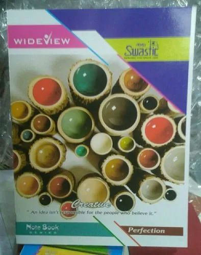 Rectangular 24 X 18 Cm Exercise Notebook, For Home, School, Cover Material : Hard Paper