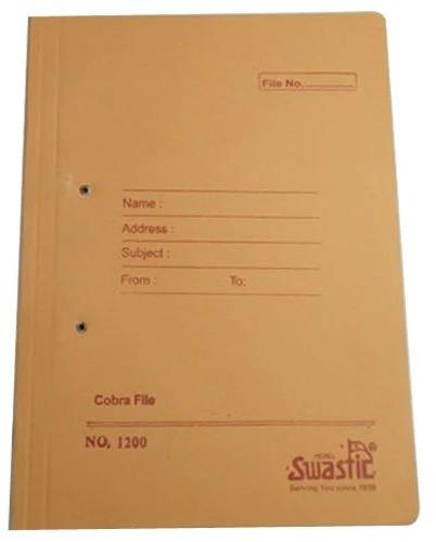 Swastic Printed Cobra File, For Office, Shape : Rectangle